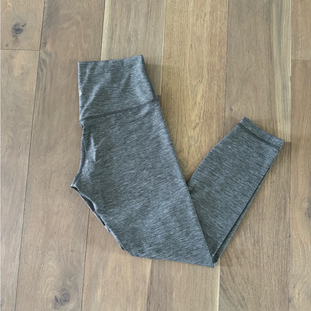 Lululemon Align, HR, sz8, 25 inch, heathered graphite grey. - Picture 2 of 5